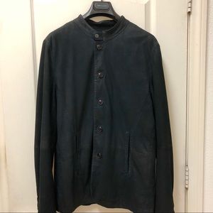 John Varvatos Suede LeatherJacket